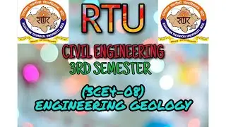 B.TECH ||Dec.2018||3rd sem||Engineering Geology||C.E. Branch|| RTU
