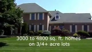 Перекрестки в жилом комплексе Grovers Mill Estates в Плейнсборо, штат Нью-Джерси