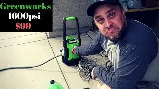 Green Works pressure washer: $99
