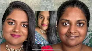 Dusky Skin Makeup - Basic Glam Makeup for brown skin - Dark Skin Makeup #duskyskinmakeup #brownskin