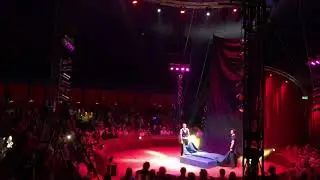 Russian swing act in circus. Art_Stream_u.a. ZWICKAUER WEIHNACHTSZIRKUS