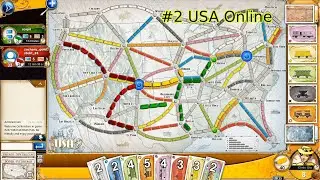 Why Are They Collecting So Many Cards?! | Tickets To Ride Online | USA #2