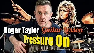Roger Taylor - Pressure On - Guitar Lesson (Chord Boxes)