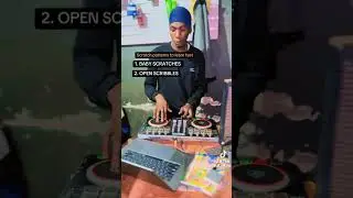 A Dj from Uganda namely @dj_jax_Ug  with legit Scratch patterns #scratch #scratching