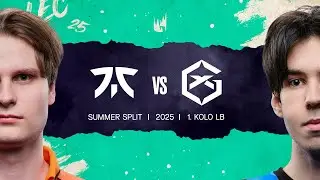 Fnatic vs GIANTX | LEC Summer 2025 | Playoff BO5