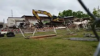 Downtown Garland Square building demolition