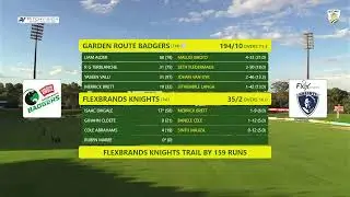 Flexbrand Knights vs SWD Garden Route Badgers - Day 1 - CSA 4-day Series 2025/26