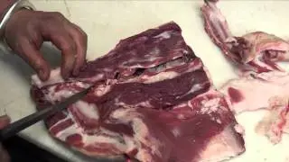 Pam the Butcher - Talks about a saddle of lamb