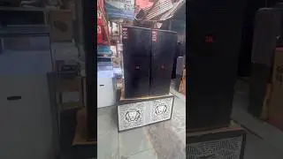 Delhi dj market dj set up : 2 top 1 base 1 amp : Delhi cheapest dj market : setup #djsetup #speaker