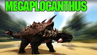 Megaplocanthus (Sid's Hybrids mod) vs Ark Dinos