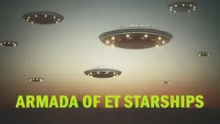 Huge Armada of Benevolent ET Starships