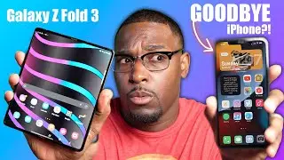 Long-time iPhone User Switches to Samsung Galaxy Z Fold 3 For 24 Hours...