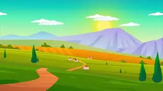 Dreamy Landscape Animation | Visual Art & Motion Design by Mahdi Hasan