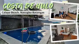 Beachfront Resort with Pool in Calayo Beach, Batangas | Costa de Hulo Resort Rates & Room Tour 2025