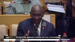 Komitet Ad Hoc | Bheki Cele twierdzi, że nie przypomina sobie, by kiedykolwiek rozwiązano PKTT