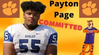 Payton Page ⭐⭐⭐⭐ DT Commits to Clemson || Breakdown && Analysis