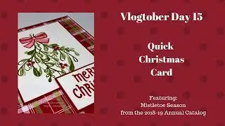 Mistletoe Season Christmas Card