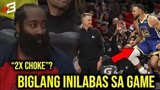James Harden 2 Beses NagCHOKE sa Clutch | INALIS Agad sa Game si Steph Curry Iwas Triple Double