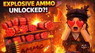 Explosive Ammo UNLOCKED! 💥 Cave Update Loot & Upgrade 99 Nights in the Forest