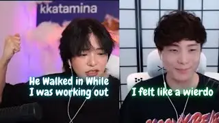 Sykkuno walked in on Miyoung while she's Working out.