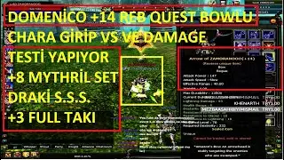 Domenico Vs Turnuvası Şampiyonu +14 Rebli Ok&ccedil;u Charla Vs Atıyor Ve Damage İnceliyor - Knight Online
