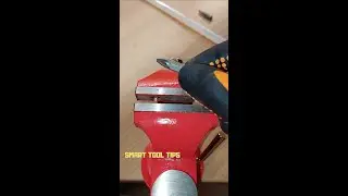 Smart Tool Hack 😎 With Screwdriver Bit!!! #shorts #tips #tricks #tools #woodworking