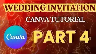 Canva Wedding Invitation Tutorial | Animated Wedding Card Design @mairanaeem10 