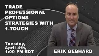 Trade Professional Options Strategies With 1-Touch #altavest #optionstrades