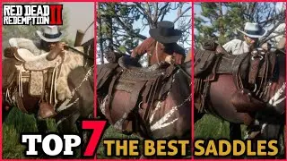 Red Dead Redemption 2 - HOW to CRAFT TOP 7 SADDLES ALL PELT & LOCATION (TUTORIAL)