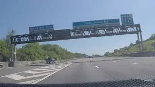 UK Motorways - M4 East - J19 (M32) to J18 (A46)