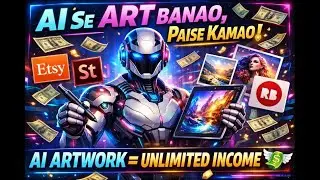 🎨 AI Art Se Paise Kaise Kamaye! | Digital Artist बनो aur Income Shuru Karo
