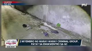 Dalawang miyembro ng Waray-Waray Criminal Group, patay sa engkwentro sa QC