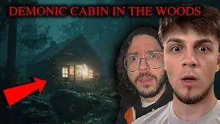 MOST TERRIFYING Experience While Filming - DEMON CAUGHT ON CAMERA IN HAUNTED CABIN (VERY SCARY)