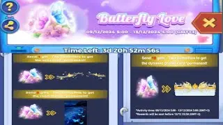 Yalla Loudo New activity Butterfly love gift  / Butterfly love rewards time