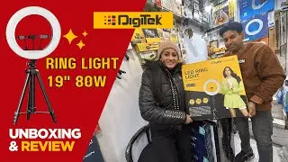 Digitek 18 Inch Ring Light Review From Chandni Chowk | DigiTek Ring Light Setup 18 Inches Unboxing
