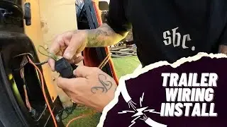 Renault trailer wiring harness install / Trafic / Master Van -  7 pin flat - How to