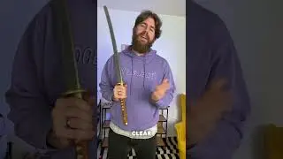 Review of our LARP katana by Bearded_knight_ (IG)