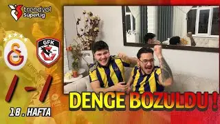 FANATİK 2 KARDEŞ GALATASARAY GAZİANTEP MAÇINI İZLERSE - GALATASARAY 1-1 GAZİANTEP