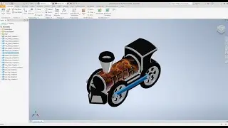 Autodesk Inventor: Проект мини-поезда &mdash; Сборка поезда