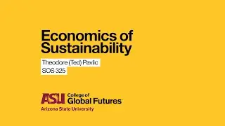 Freakonomics of Sustainability (ASU Sync)