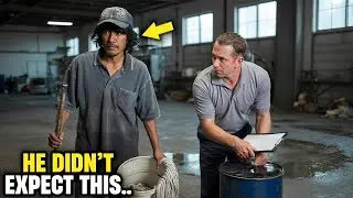 Owner Undercover Mops The Factory Floor, Catches Supervisor Hiding A Dangerous Leak