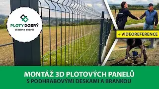 VIDEOREFERENCE l Montáž 3D plotových panelů a podhrabových desek l Ploty Dobrý