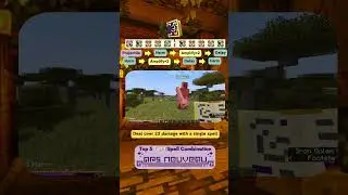 Топ-5 комбинаций заклинаний 1-го уровня | Ars Nouveau Minecraft #minecraft