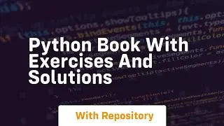 python book with exercises and solutions