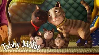 Tabby McTat is a Dad! 🩷 @GruffaloWorld : Tabby McTat