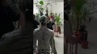 MAKING OF BIONIC TIGER #alexandra #Isabel #cristianserrano #casabanchel #bionic #tiger #honevo