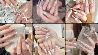 One hundred most 🔥white nails💅✨｜100款最火白色美甲💅