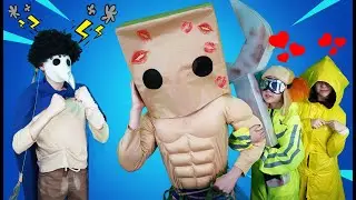💔 МАЛОЙ В ШОКЕ! Одна ИЗМЕНИЛА ему с МОНО?! Маленькие Кошмары 3 Реальная Жизнь
