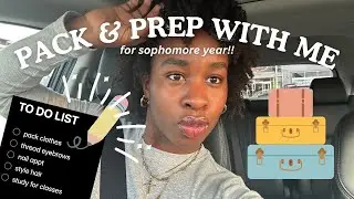pack & prep w me for sophomore year @ northwestern | college vlog 2025