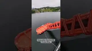 MES - Marine Evacuation System on Cruise Ships #engineering #ship #vessel #shorts